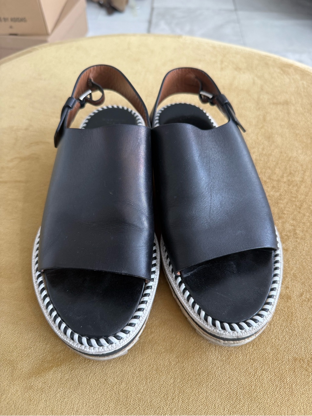 Givenchy Rocket Rachel Espadrille Sling Back Sandals Size 38
